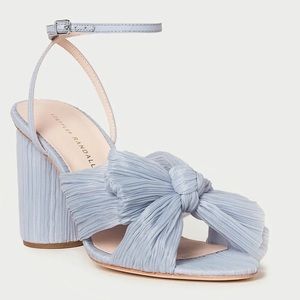 Loeffler Randall Camellia blue pleated heel